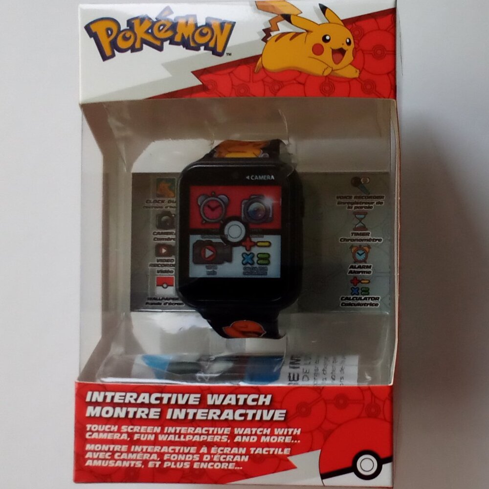 POKEMON INTERACTIVE  SMART WATCH FOR KIDS AGES 6 AND UP UNISEX MODEL # POK4231